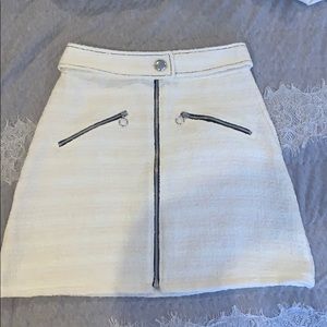 Tweed Zara skirt with zipper
